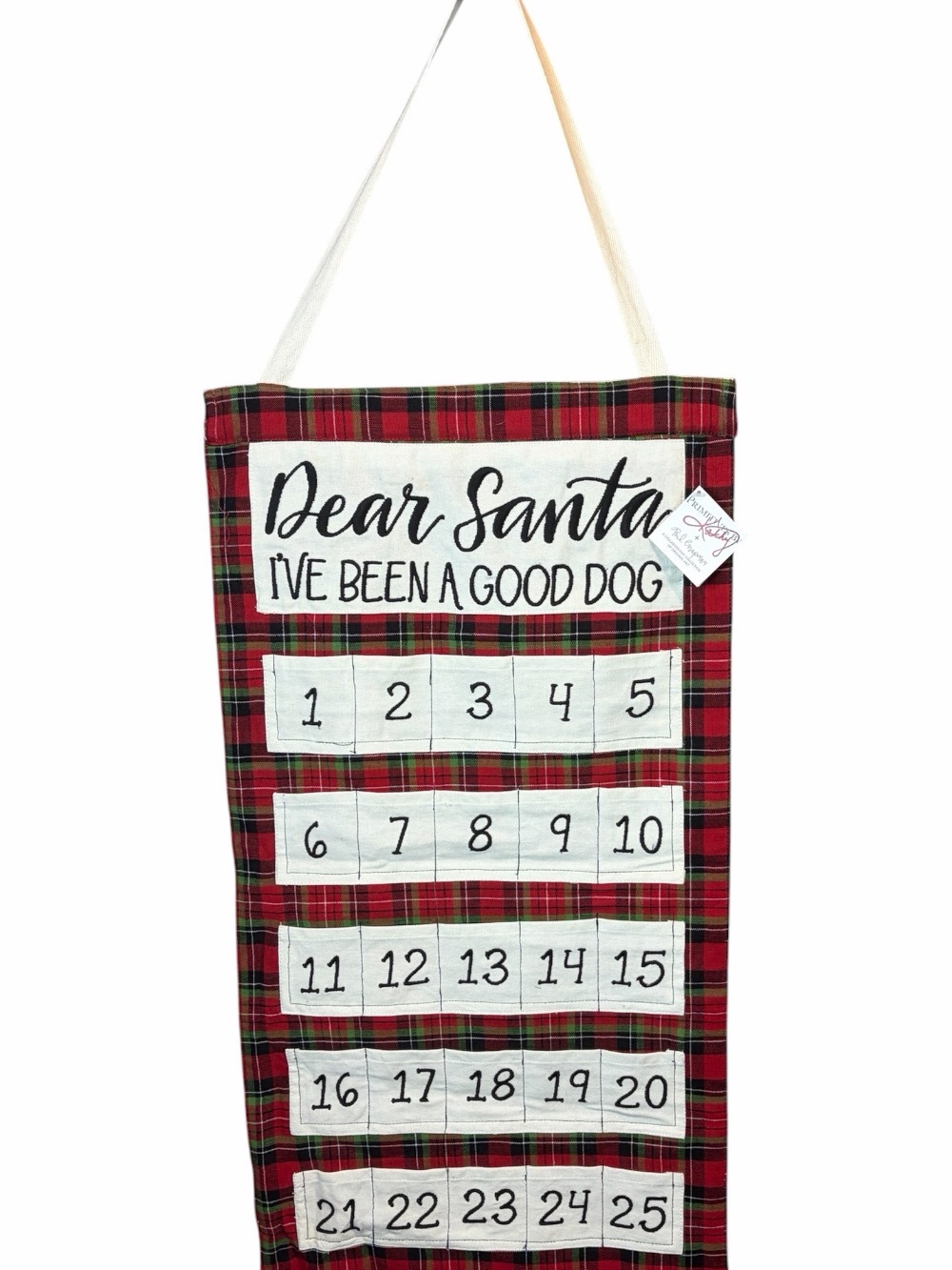Advent Calendar for Dogs Dear Santa I've Been Good Primitives by Cathy Chapman